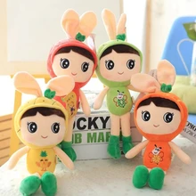Fruit Plush Toy Pillow Soft Toy Baby Pelucias Anime Birthday Gifts For Girls Toys Cute Stuffed Animals With Big Eyes 80C0318