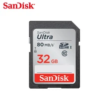 Высокая скорость Sandisk SD card Class10 16 ГБ 32 ГБ 64 ГБ 128 ГБ 80 МБ/с. TF карта карты памяти flash реальная емкость стик для камеры