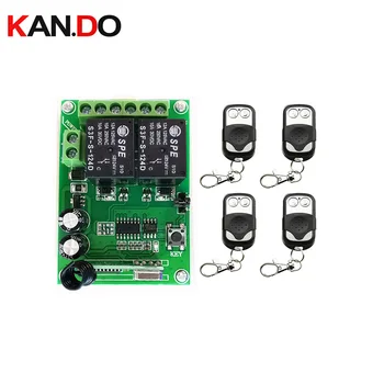 

DC24V 2CH Radio Controller RF Wireless Push Remote Control Switch Transmitter+Receiver light /lamp/ window/Garage Doors shutters