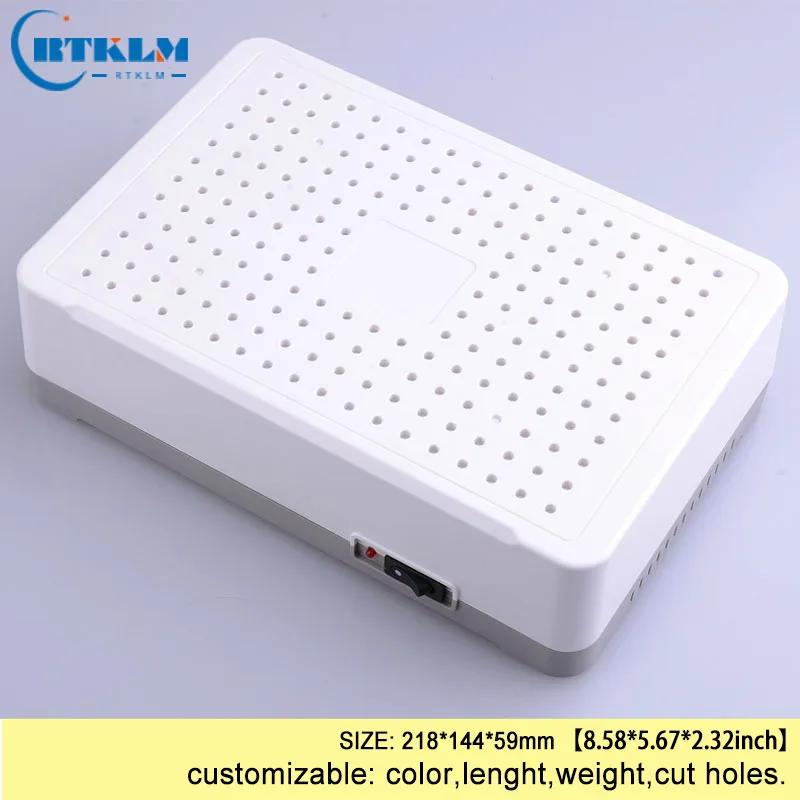 Plastic network enclosure abs junction box electronic instrument case diy project box custom wifi electric box IP54 218*144*59mm Plastic network enclosure abs junction box electronic instrument case diy project box custom wifi electric box IP54 218*144*59mm