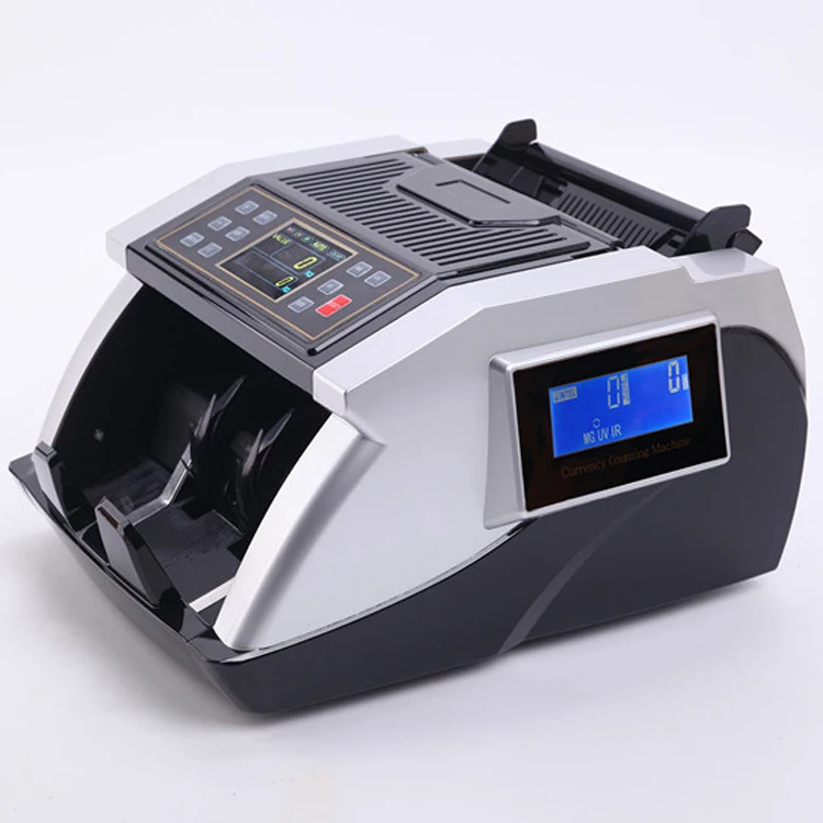 

Multi-currency Bill Counter with UV +MG detection Money counter Financial Equipment With Mix Counting Function for Euro only
