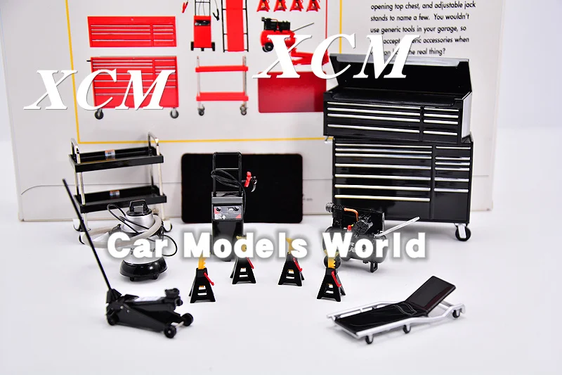 Модель Масштаб Miniatures Garage Essentials Kit 1:18 (черный) + маленький подарок!| |