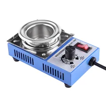 220 В 150 Вт припой горшок Пайка и Распайка Ванна 50 мм ST-21C 450 градусов Макс нержавеющая сталь припой горшок Пайка и Распайка Ванна