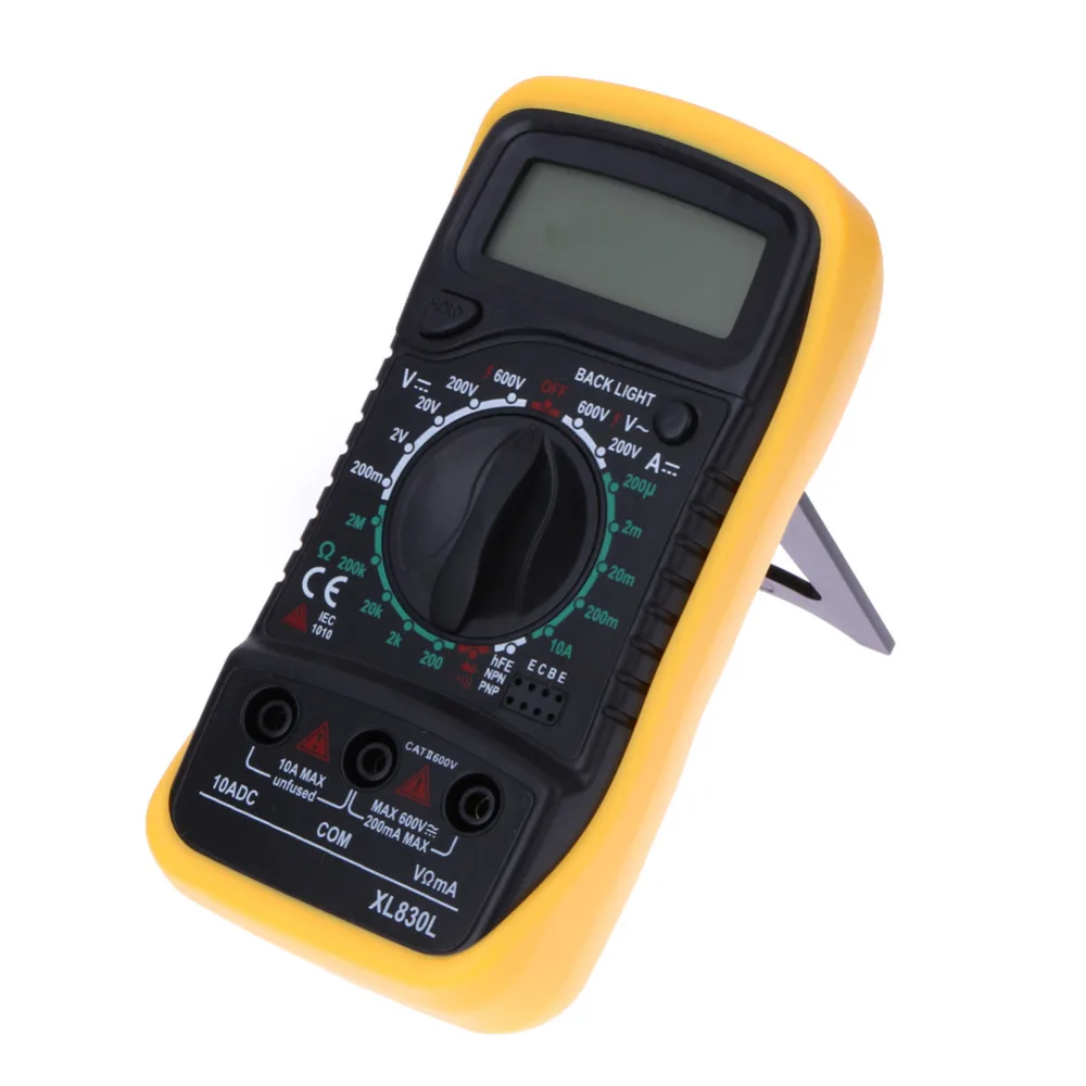 LCD Digital Multimeter Ammeter Voltmeter Ohmmeter Electric Handheld