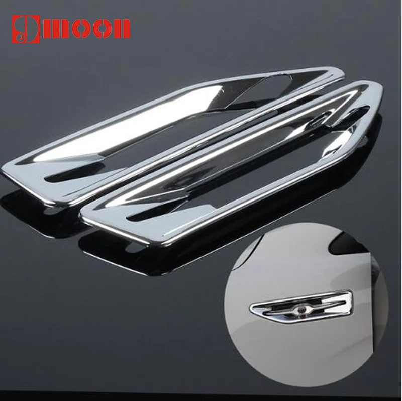 

ABS Chrome Styling Side Light Decoration Trim Cover For KIA RIO K2 2011 2012 2013 2014 auto accessories
