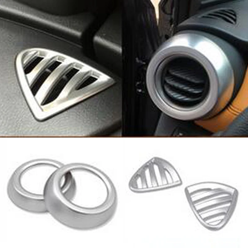 

Car Accessories ABS Chromed Air Vent Outlet Cover Trim Molding for Nissan Kicks 2017 Auto Styling