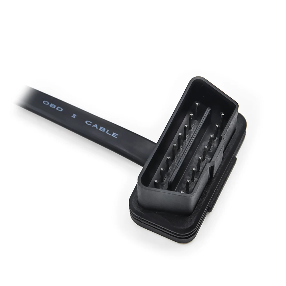 Плоский OBD2 16 Pin Женский To16 Pin Мужской OBD II 16pin удлинитель для автомобиля диагностический соединительный кабель 16PIN Женский до 16PIN мужской