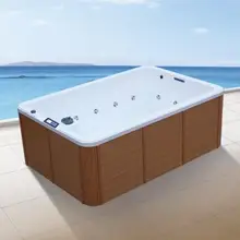 3000X2000X1100mm Swimming Pool Whirlpool Bathtub Acrylic Hydromassage Surfing Multi-People Outdoor SPA NS801