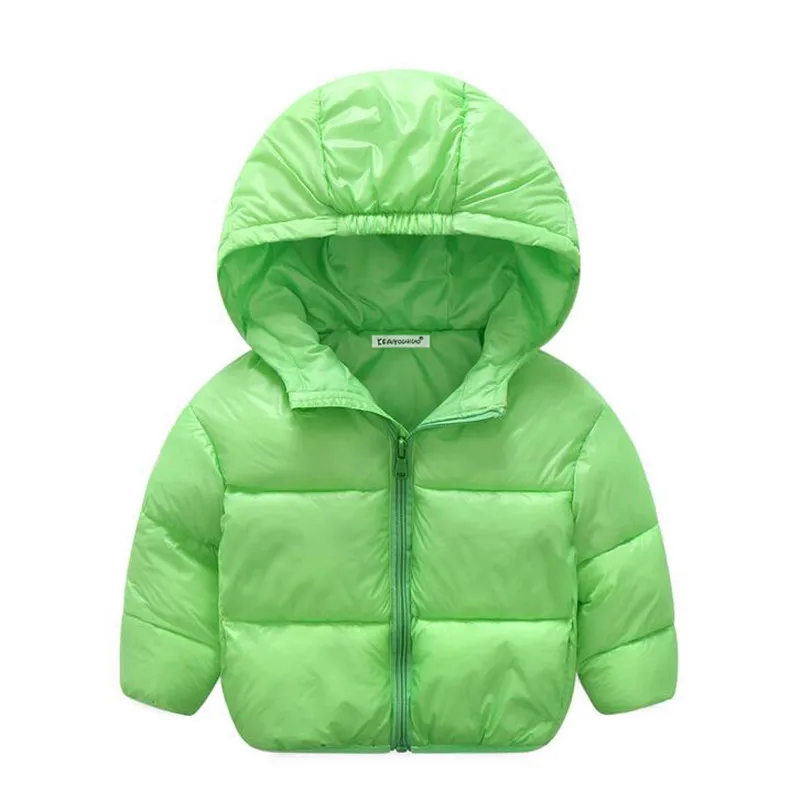 Новая куртка для мальчиков зимние хлопковые для маленьких мальчиков и девочек Пальто для будущих мам Утепленная одежда детская одежда
