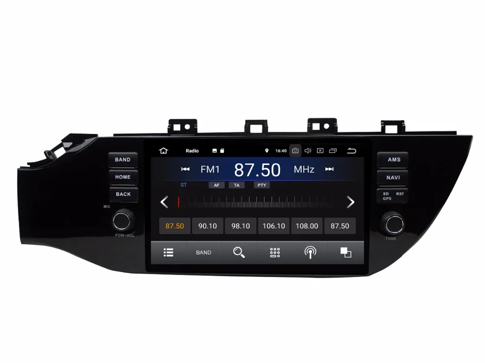 Perfect 1024*600 Quad Core 9" Android 8.1 Car Audio DVD Player for Kia K2 RIO 2017 2018 Radio GPS WIFI Bluetooth Mirror link 3