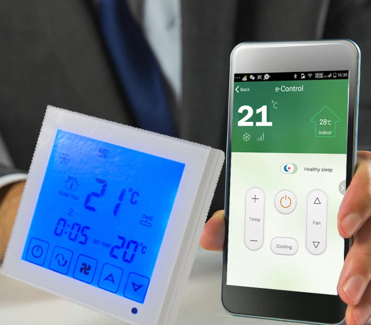

2p 4p phone APP Room temperature controller with universal remote and thermostat