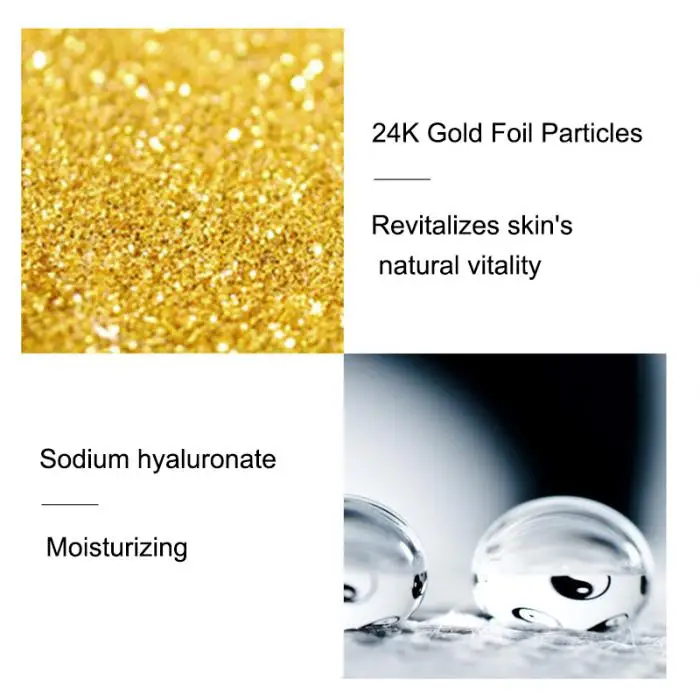 24 K золото против морщин антивозрастной жидкий экстракт для увлажняющего крема ВВ кожи