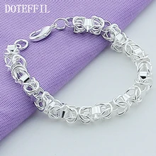 Ювелирное изделие, 925 серебряный цвет, ювелирный браслет, прекрасный Модный позолоченный серебряный браслет, высокое качество