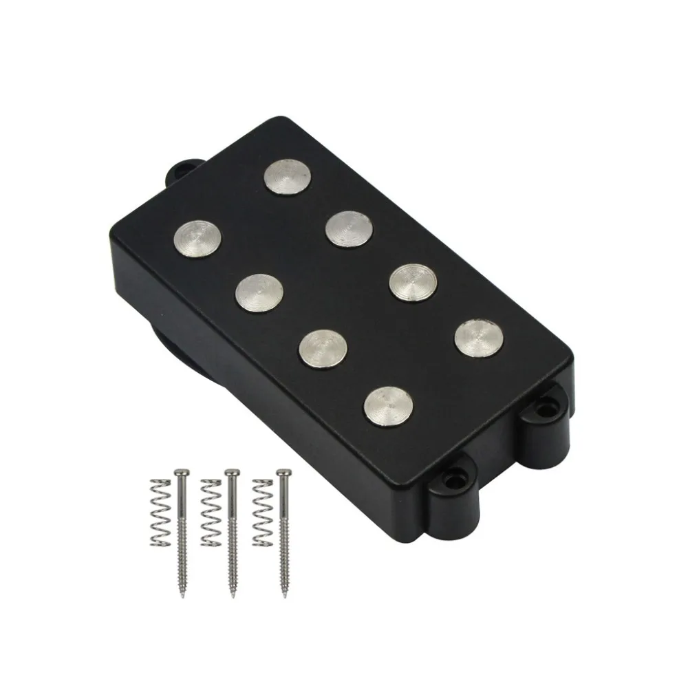 

FLEOR Open Bass Guitar Pickup 4 String Double Coil Humbucker Pickup Ceramic Magnet for Music Man Style Bass Guitar Accessories