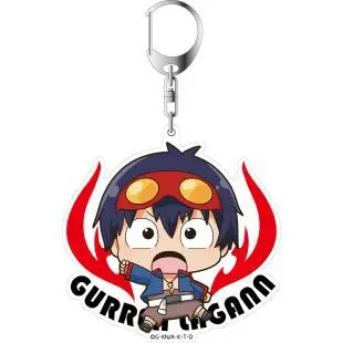 Tengen Toppa Gurren Lagann фигурку аниме акриловый брелок Simon Семья Kamina Модель Подвеска