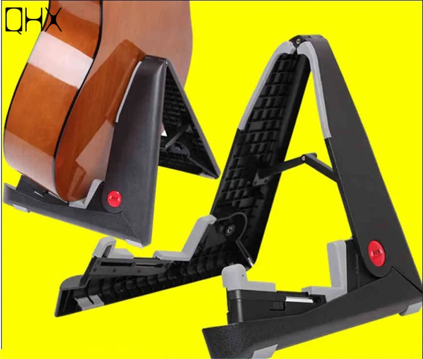 QHX Musical instruments black stand for classical folk electric guitar