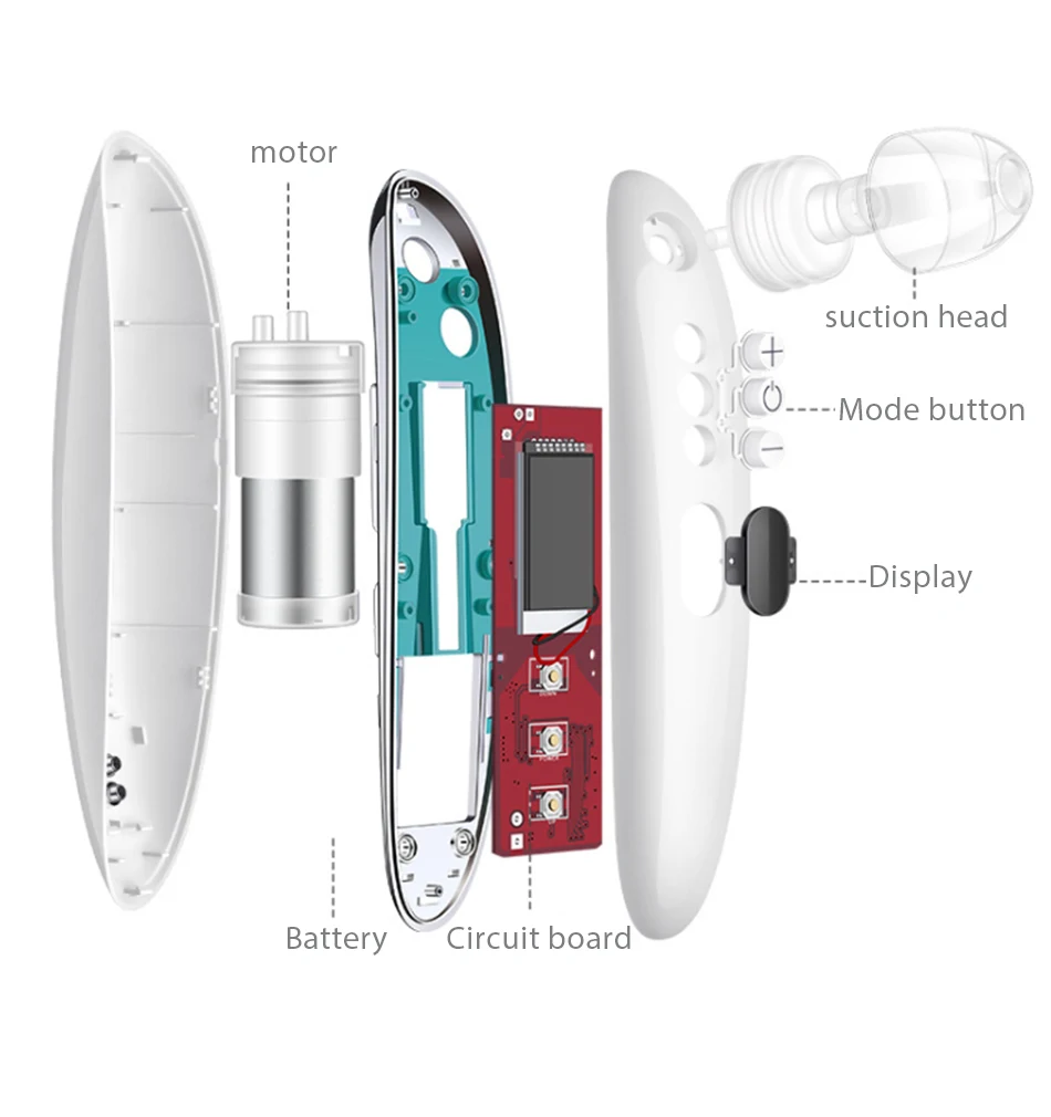Removedor de Cravo para o Rosto Máquina de Sucção a Vácuo Ferramenta Cravo Acne Pimple Remover Extractor Pore Cleaner Limpeza Profunda Facial 11 Removedor de cravo para o Rosto Ferramenta