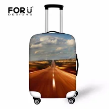 Voyage Sur La Route Étanche Bagages Housses De Protection, Chaude 3D Impression Élastique Stretch Chariot Cas Couverture Appliquer 18-30 Pouce Valise