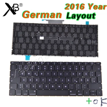 

New Laptop A1534 German GR Keyboard Backlight Backlit +Screws for Macbook 12" A1534 DE Deutsch Keyboard 2016 2017 Year