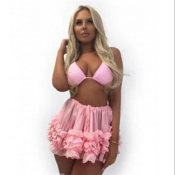 

2019 Sexy Womens Sheer Mesh Bikini Cover Up Swimwear Swimsuit Bathing Summer Beach Skirts Beachwear