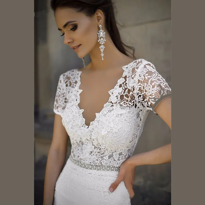 Vestido-De-Noiva-2017-New-Arrival-Lace-Wedding-Dress-Mermaid-Bridal-Gowns-Dresses-Stain-Zipper-Buttons__conew1