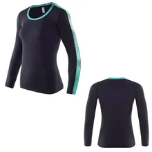 Рубашки для йоги, дышащая одежда для йоги, топ с длинными рукавами, Женская однотонная одежда для йоги, женская одежда для бега, занятий фитнесом