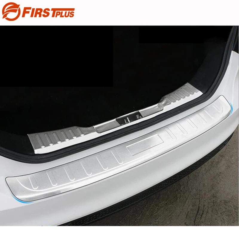 For Ford Focus 2015 2016 2017 Rear Bumper Protector Car Boot Trim