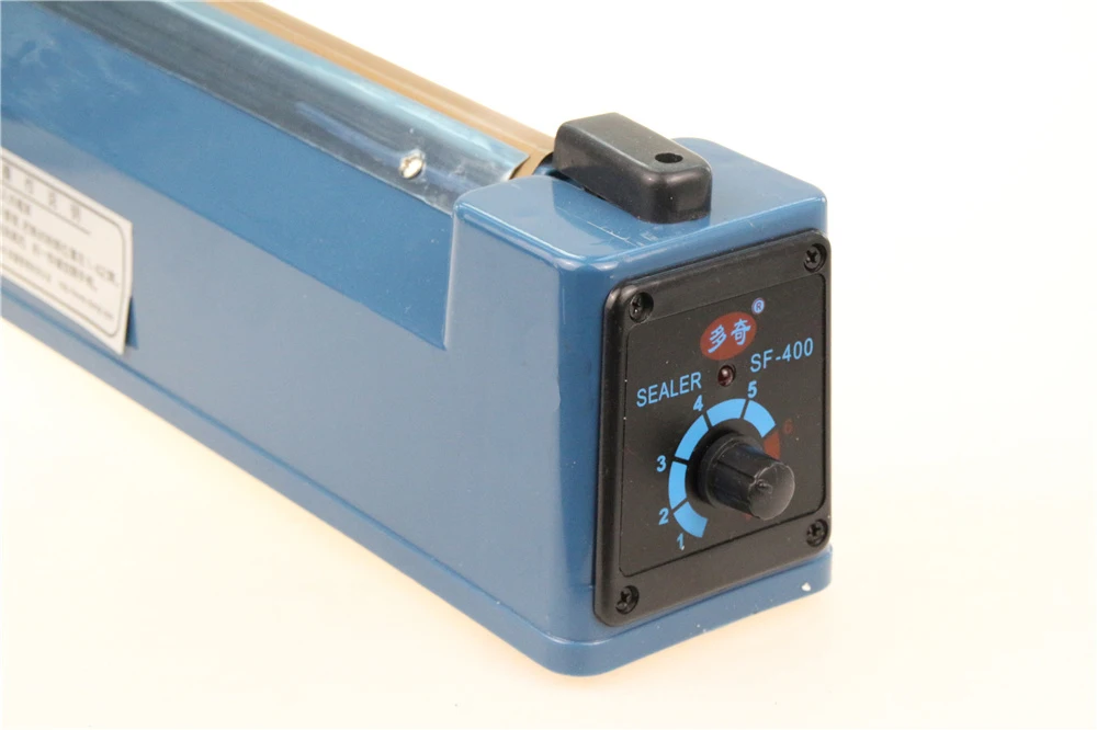 شحن مجاني 220 فولت 400 ملليمتر اليد دليل دفعة حرارة ختم الآلة البولي البلاستيك يتقلص فراغ حقيبة فيلم الشفاه ختم