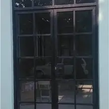 Стальная рама наружные двери стальные двойные двери для дома входная дверь дизайн стальная стеклянная панель наружная дверь