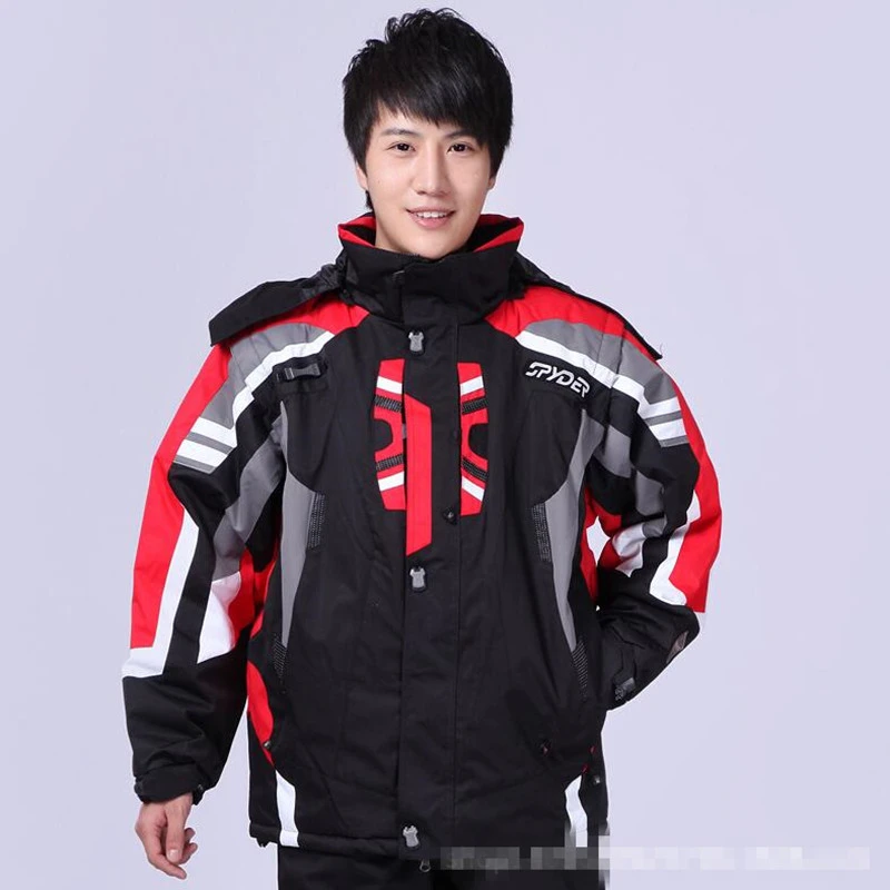 

2019 Men's ski suit spider ski suit men's jacket Waterproof warm warm ski suit jacket Windproof Breathable Waterproof Ski Jacket