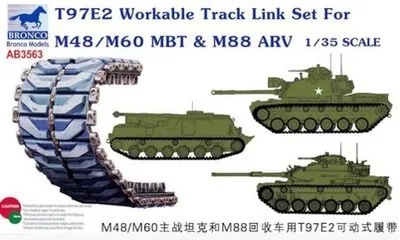 

Bronco 1/35 AB3563 T97E2 M48/M60 MBT&M88 AVR Track Link