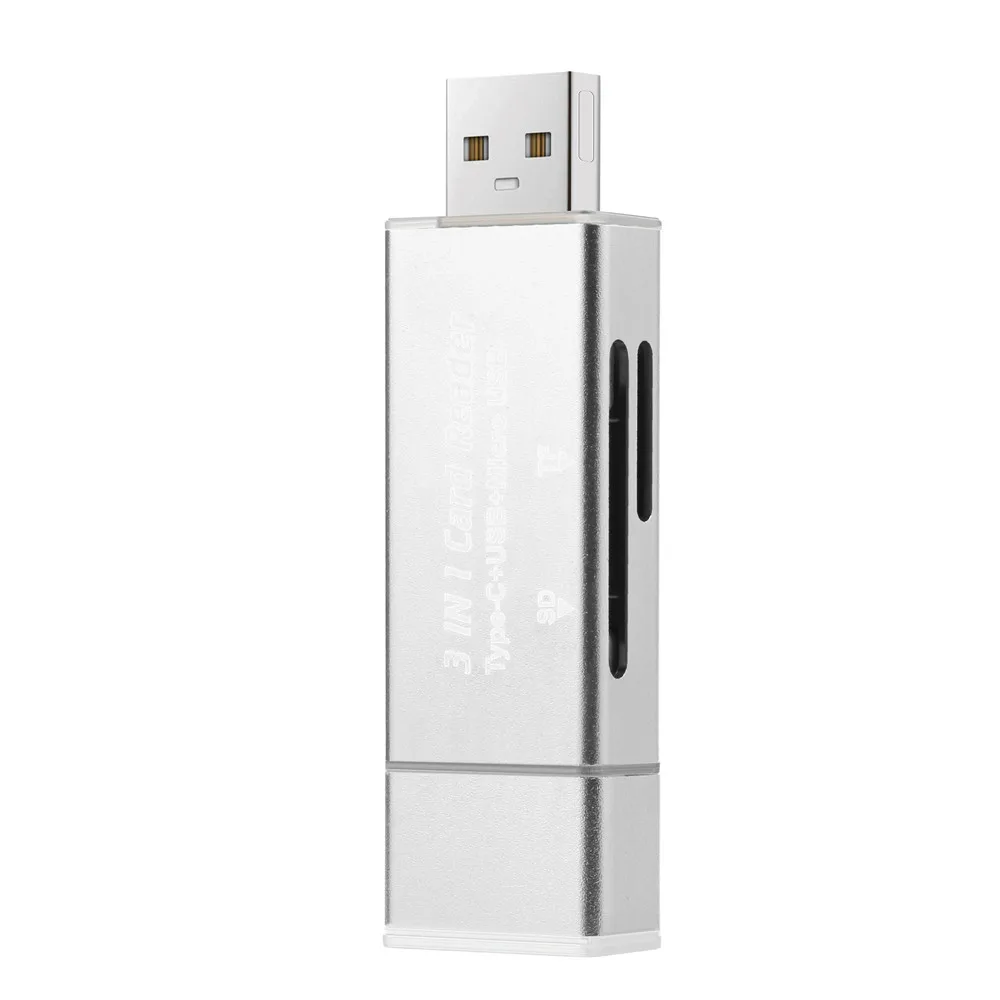 Usb кардридер sd usb адаптер для карт 3,0 3 в 1 type C порт USB A порт Micro USB кардридер адаптер с OTG для samsung z7