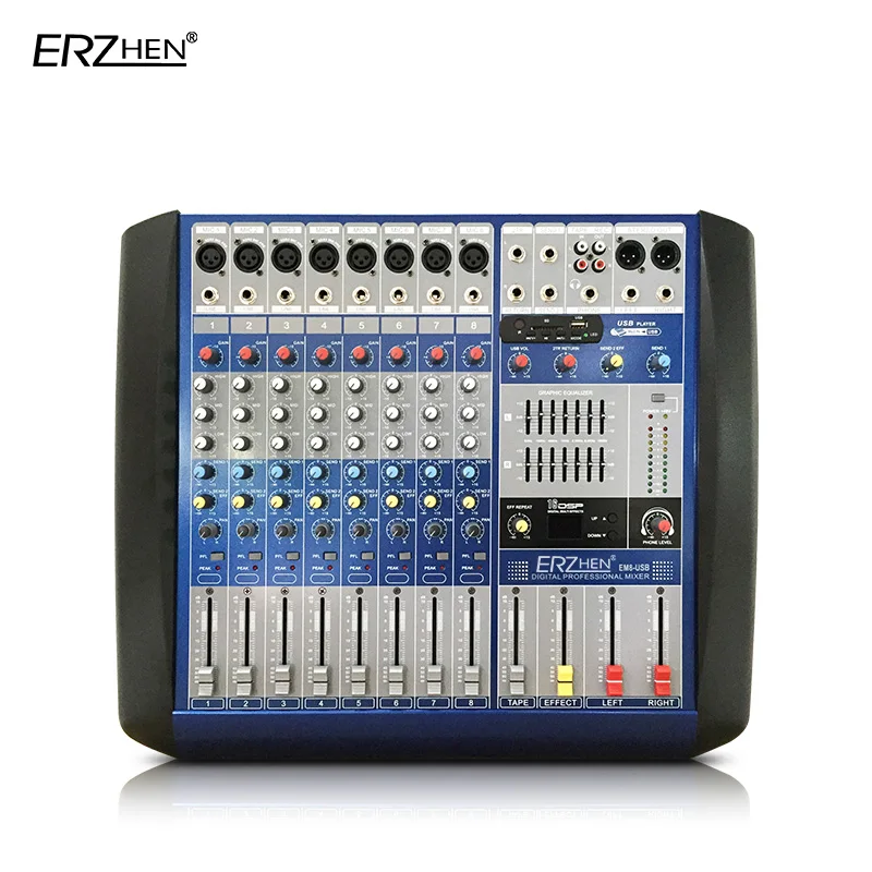 Audio Mixer Console W8000T8 Professional Mixer Audio