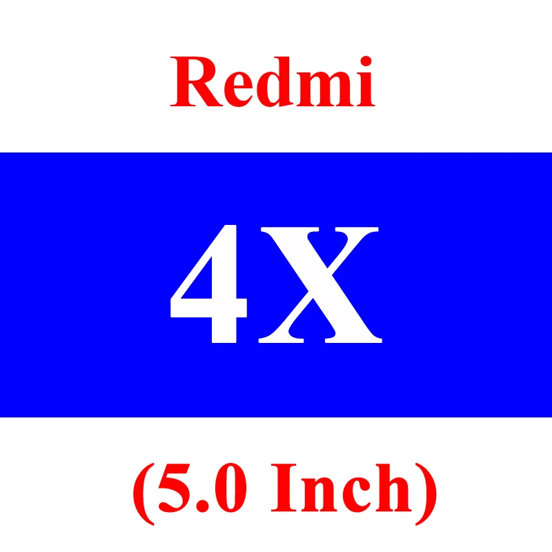 Защитное стекло для Ksio mi Red mi 4x для Xiao mi Red mi 4a Защитная пленка для экрана Note 4 закаленное защитное стекло A X Xio mi Note4 mi A4 X4 Note4x - Цвет: For Redmi 4x