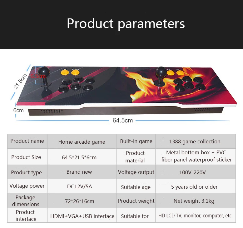 Pandora Box 9 1500 игра в одной встроенной аркадной/2D видео игры HD качество подключения PS3 tv и другой игровой консоли