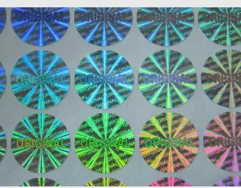 

ORIGINAL Sticker Warranty Seal Laser Hologram Label Sticker Round Security Tamper Evident Warranty Anti-fake Stickers 1000pcs