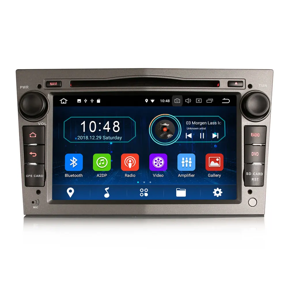 Erisin ES3960PG PX30 Android 8 1 Автомобильный мультимедийный плеер 7 &quotавтомобильный DVD gps для