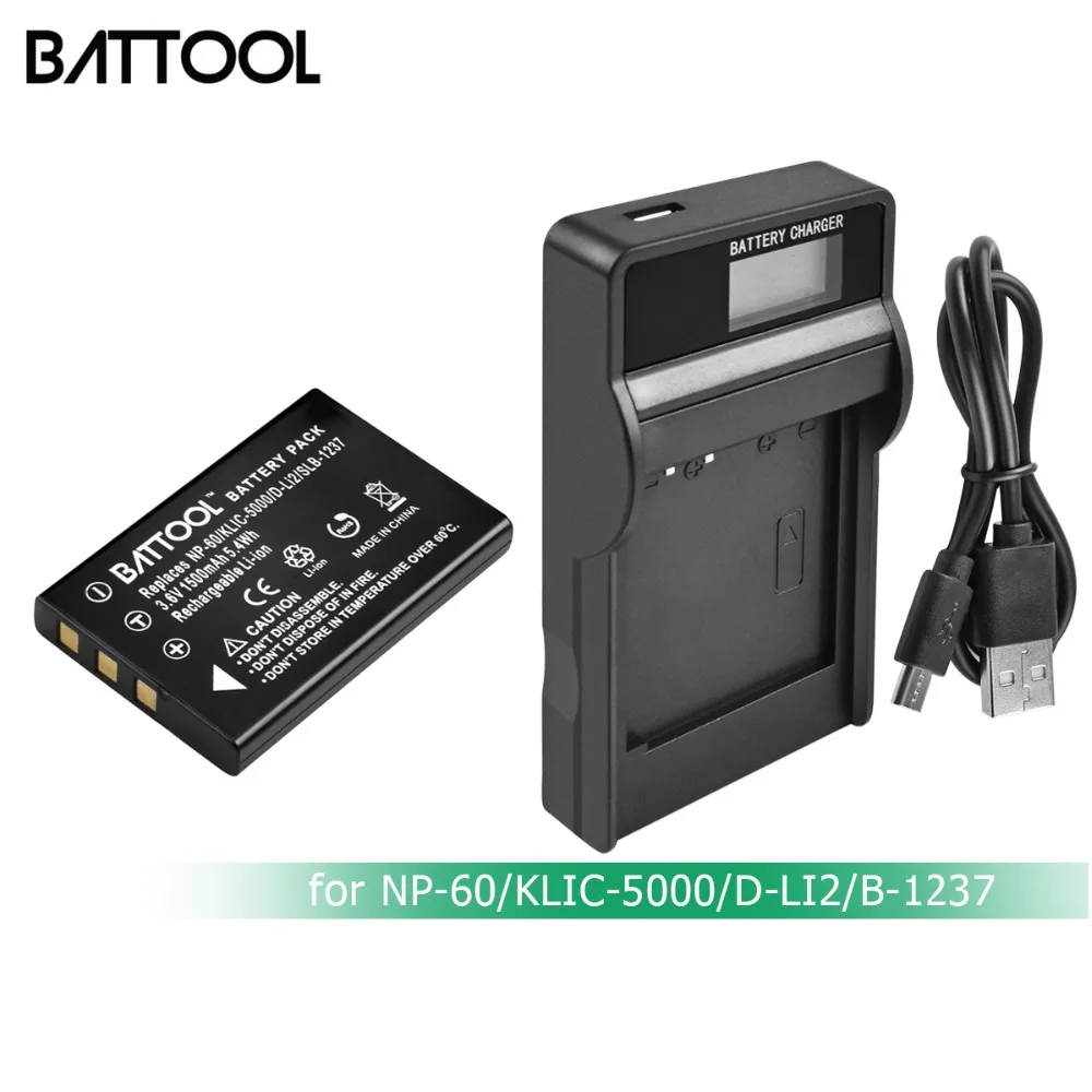 BATTOO NP 60 FNP60 NP60 аккумулятор + ЖК зарядное устройство для Fujifilm F50I F501 F401 SLB 1137 1037 CNP 30 K5000