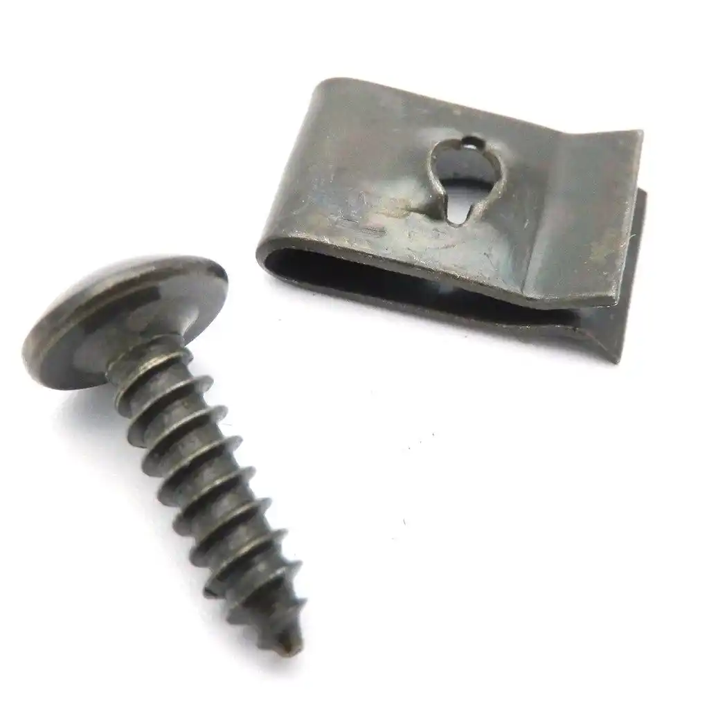 Fastener U Clip Parts Clips 100x 100* Pack Self-tapping Screw Interior