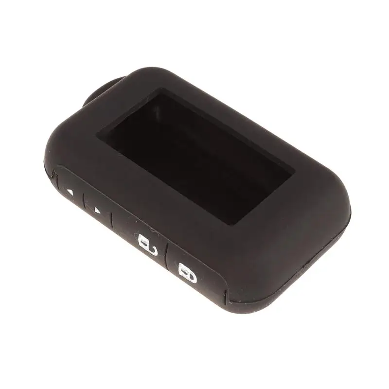 

Silicone Car Remote Shell Cover Anti-theft Auto Alarm Key Case for Starline E90 E91 E60 E61 (Black)