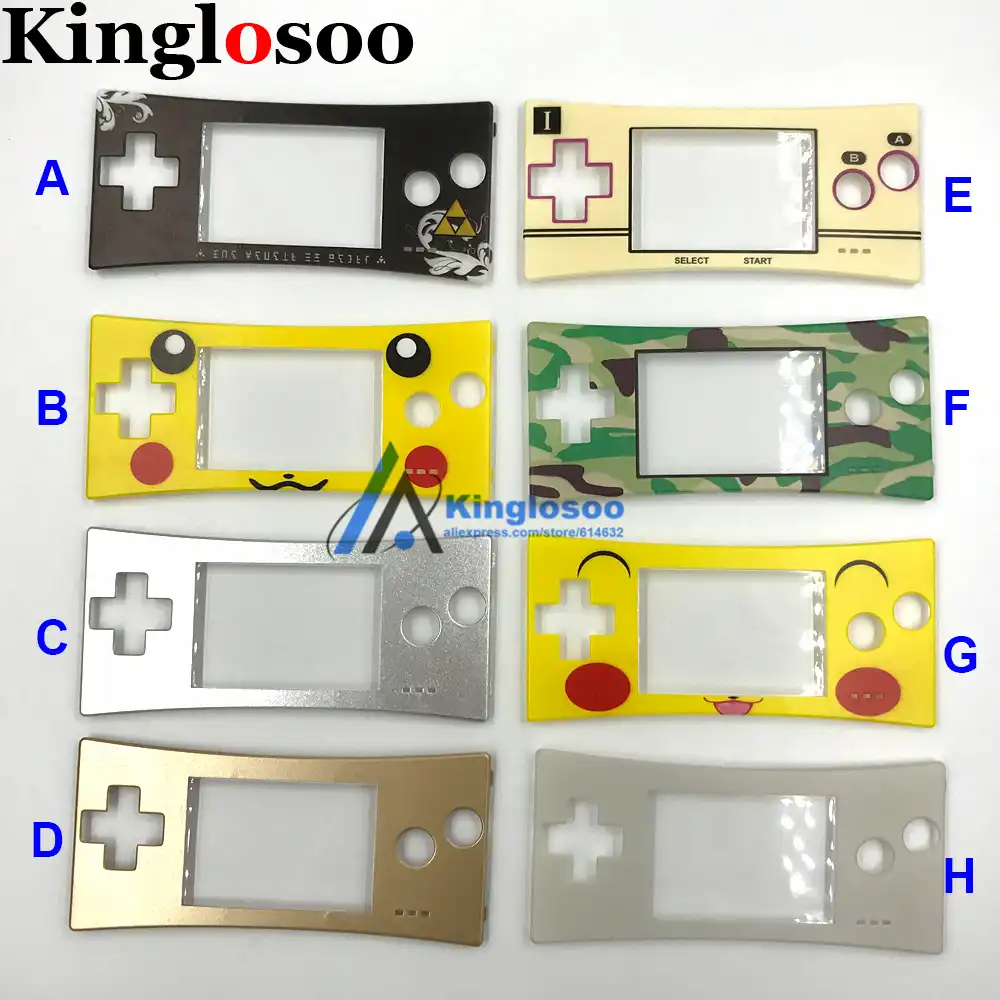 フロントシェルケースカバーの前面プレートgbmゲームボーイミクロシステム Cases Aliexpress