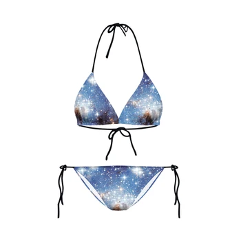 

2017 Newest Printed Bandage Bikini Set Sexy Swimwear Women Summer Bathing Suit Push Up Brazilian Swimsuit Biquinis