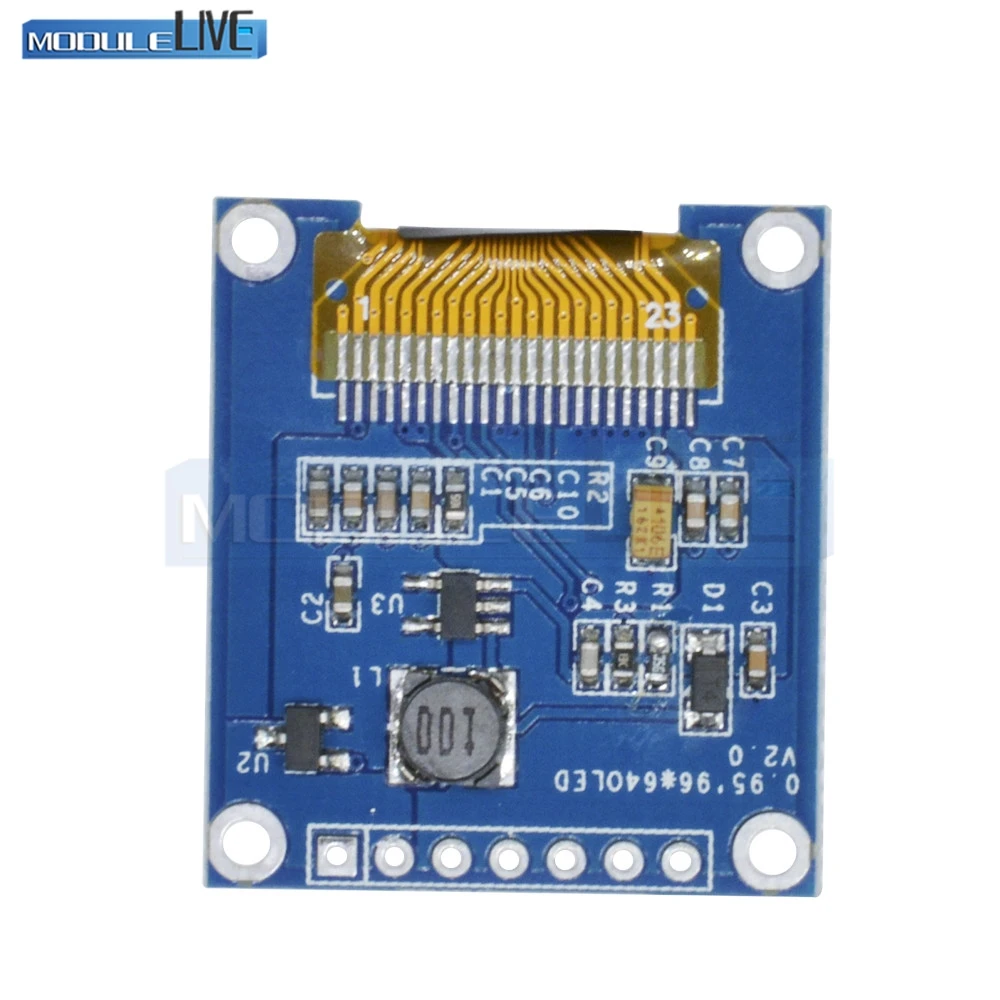 0,95 дюймов 0,9" SPI полный цветной oled-дисплей DIY модуль 96x64 lcd для Arduino SSD1306 Драйвер IC Высокое качество