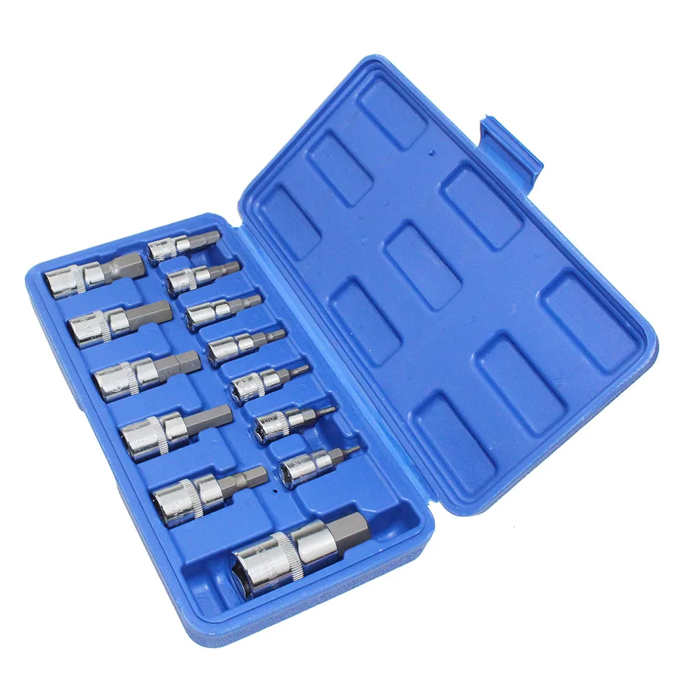 FATCOOL 13 шт. 1/4 &quot3/8&quot 1/2 &quotключ трещетка шестигранный ключ зеркальные полированные