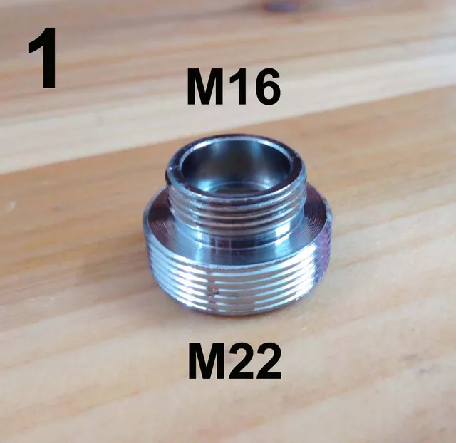 16 18 20 22 24 28mm female or male thread faucet adapter change to M22