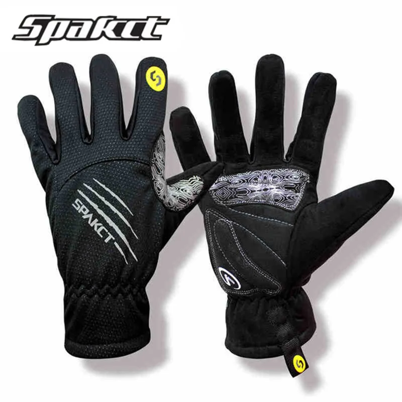 

SPAKCT Winter Thermal Windproof Skiing Glove Gel Paded Touch Screen Keep Warm Snowboard Cycling Cycle Wear Full Finger Gloves