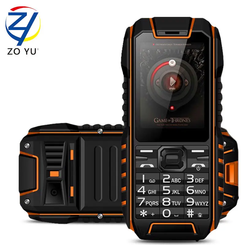 ZOYU IP68 Пыле и водонепроницаемый мобильный телефон 2 8gdual SIM карты старший Бизнес 1450
