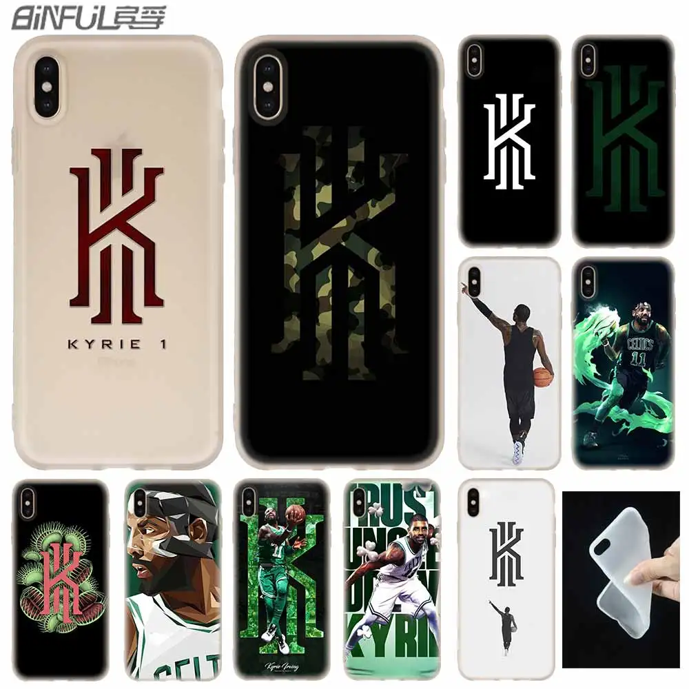 

Kyrie Irving Basketball Cover Case Silicone soft for iPhone X XS Max XR 6 6S 7 8 Plus 4 5S SE 9 Phone Cases