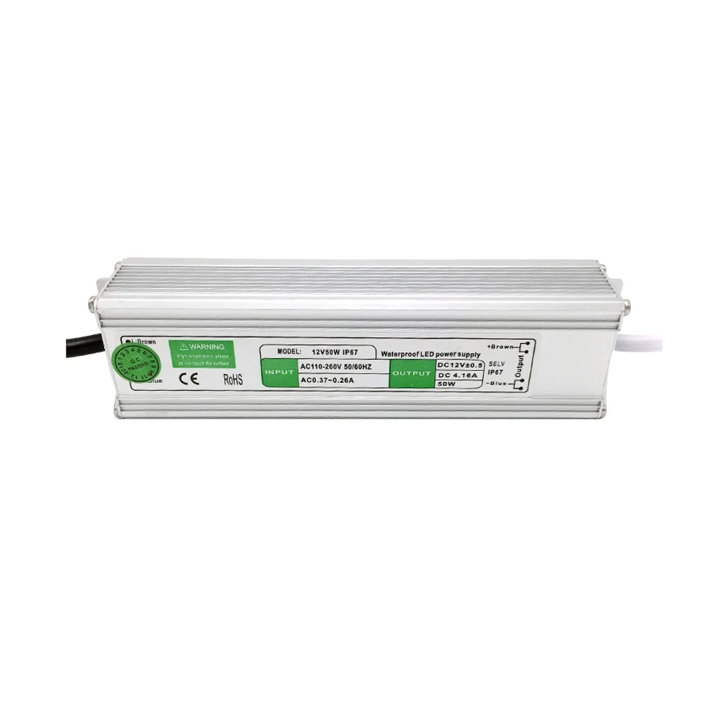 Unidade de Alimentação v a 12 Ip67 à Prova Motorista Transformador Eletrônico ac 110 220 Volt 10 w 30 36 60 100 150 Dip67 Água 12 v 24 Led 3 Transformadores de iluminação
