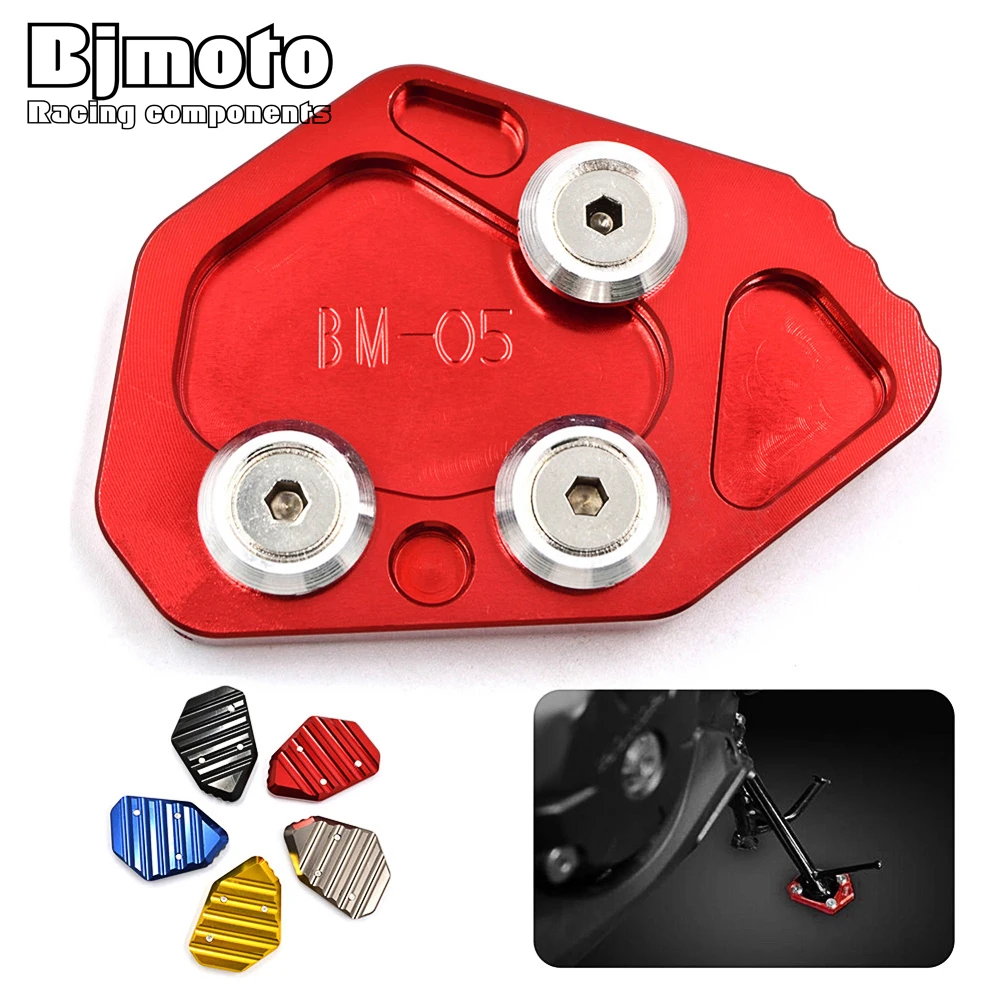 

SSE-BM004 Motorcycle CNC Kickstand Side Stand Plate Enlarge For BMW K1300S 09-12 K1300R 09-13 K1200S 04-08 K1200R 05-08